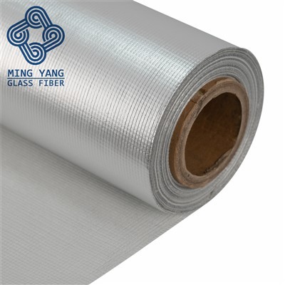 Sklolaminátová tkanina potiahnutá hliníkom