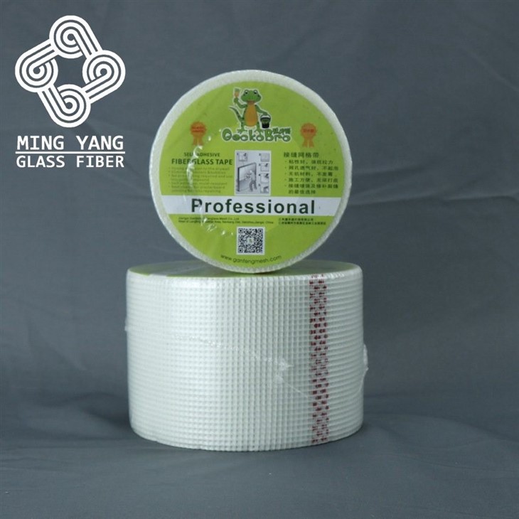 White Fiber Glass Mesh Self Adhesive Mesh Drywall Tape